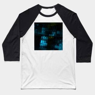 Digital Abstraction Baseball T-Shirt